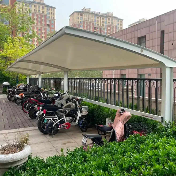 夹江县膜结构电动车棚